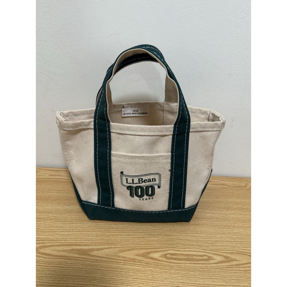 Vintage LL Bean Mini Boat & Tote Bag Limited Edition 100 Year Anniversary